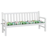 Coussin de banc de jardin multicolore 180x50x7 cm tissu oxford