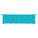 Coussin de banc de jardin turquoise 180x50x7 cm tissu oxford