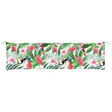 Coussin de banc de jardin multicolore 200x50x7 cm tissu