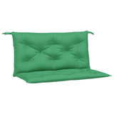 Coussins de banc jardin lot de 2 vert 100x50x7 cm tissu Oxford