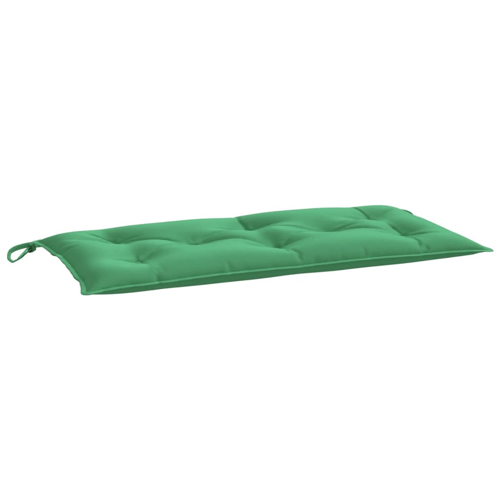 Coussins de banc jardin lot de 2 vert 100x50x7 cm tissu Oxford