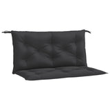 Coussins de banc jardin lot de 2 noir 100x50x7 cm tissu Oxford