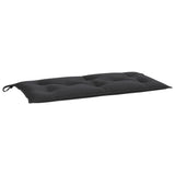 Coussins de banc jardin lot de 2 noir 100x50x7 cm tissu Oxford