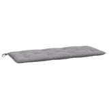 Gartenbankauflagen 2er-Set grau 120x50x7 cm Oxford-Stoff