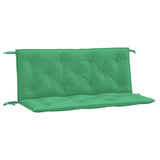 Coussins de banc jardin lot de 2 vert 120x50x7 cm tissu Oxford