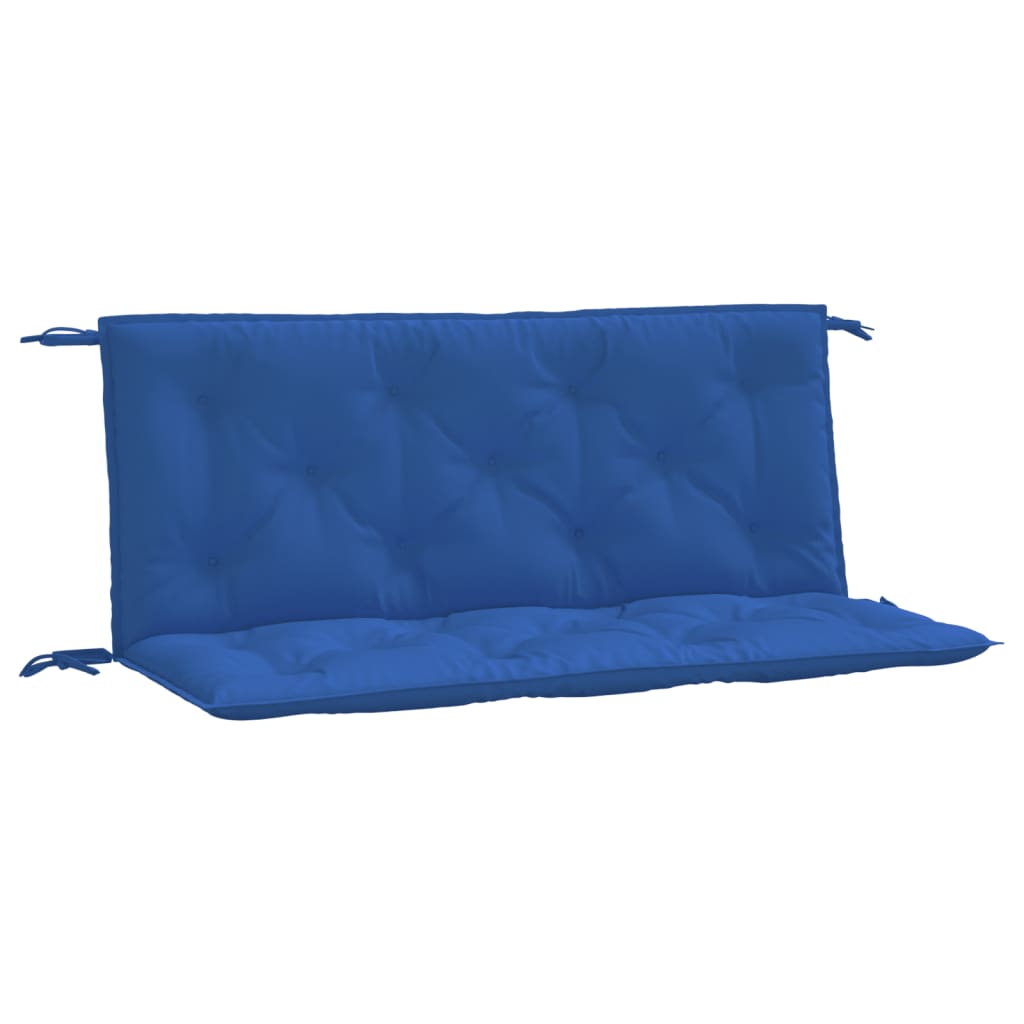 Gartenbankauflagen 2er-Set blau 120x50x7 cm Oxford-Stoff