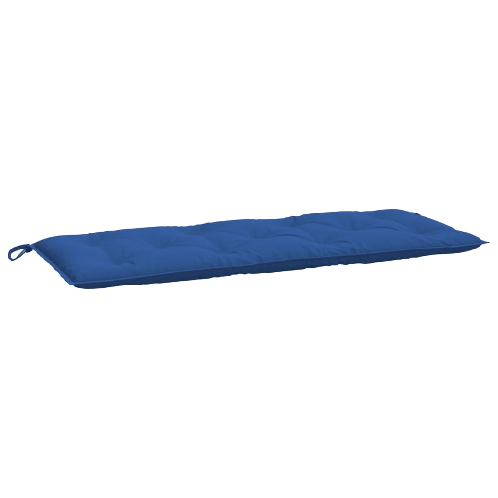 Gartenbankauflagen 2er-Set blau 120x50x7 cm Oxford-Stoff