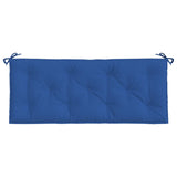 Gartenbankauflagen 2er-Set blau 120x50x7 cm Oxford-Stoff