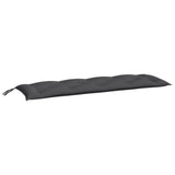 Coussins de banc de jardin lot de 2 anthracite tissu Oxford