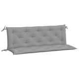 Coussins de banc jardin lot de 2 gris 150x50x7 cm tissu Oxford