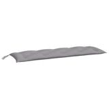 Coussins de banc jardin lot de 2 gris 150x50x7 cm tissu Oxford