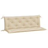 Coussins de banc jardin lot de 2 beige 150x50x7 cm tissu Oxford