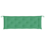 Coussins de banc jardin lot de 2 vert 150x50x7 cm tissu Oxford