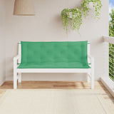 Coussins de banc jardin lot de 2 vert 150x50x7 cm tissu Oxford