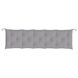 Gartenbankauflagen 2er-Set grau 180x50x7 cm Oxford-Stoff