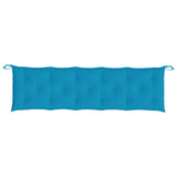 Coussins de banc de jardin lot de 2 bleu clair tissu Oxford