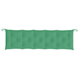 Coussins de banc jardin lot de 2 vert 180x50x7 cm tissu Oxford