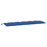 Gartenbankauflagen 2er-Set blau 180x50x7 cm Oxford-Stoff