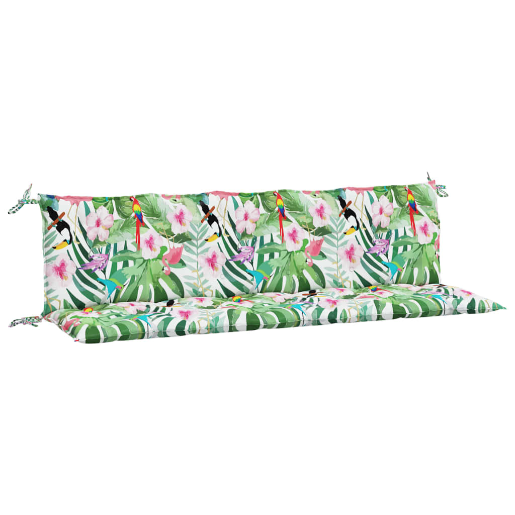 Coussins de banc de jardin lot de 2 multicolore tissu Oxford