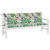 Coussins de banc de jardin lot de 2 multicolore tissu Oxford