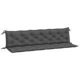 Coussins de banc de jardin lot de 2 anthracite tissu Oxford