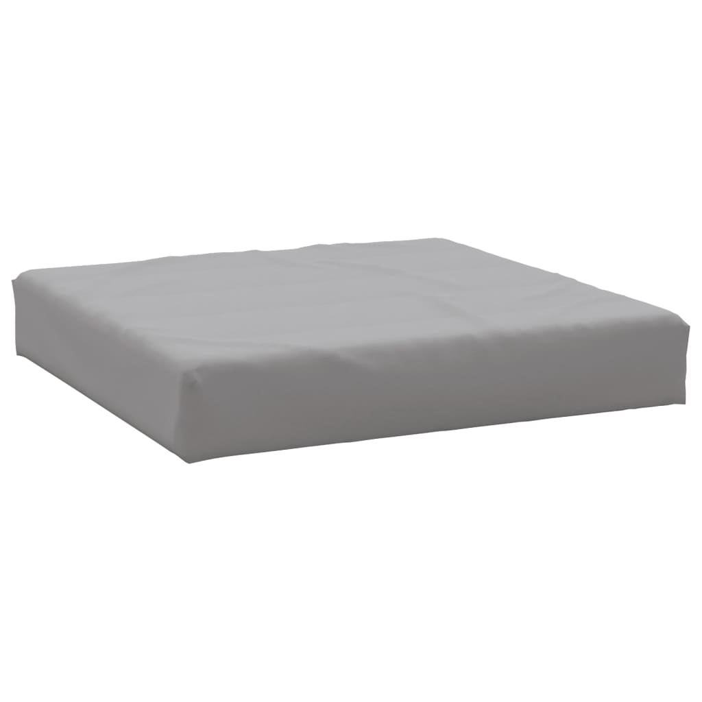 Pallet cushions set of 2 gray oxford fabric