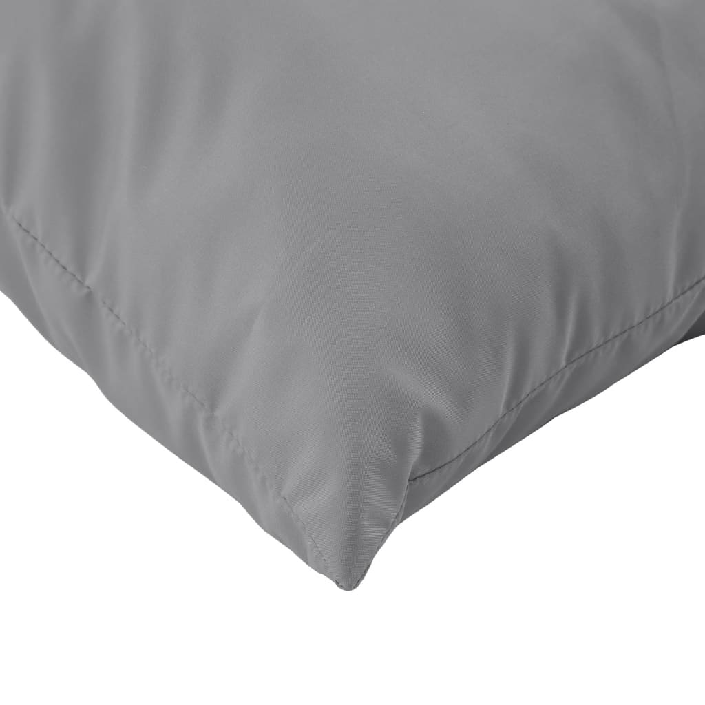 Coussins de palette lot de 2 gris tissu oxford