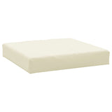 Coussins de palette lot de 2 blanc crème tissu oxford