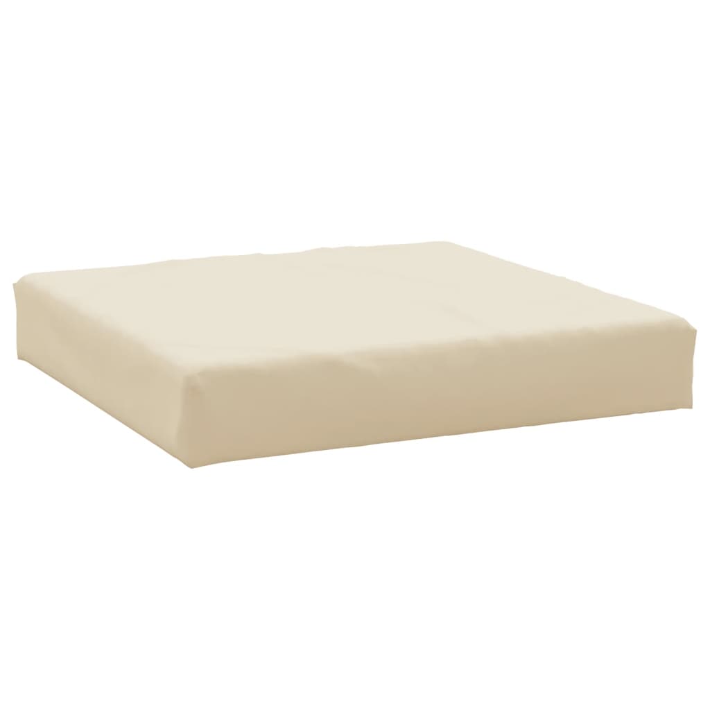 Coussins de palette lot de 2 beige tissu oxford