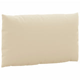 Coussins de palette lot de 2 beige tissu oxford