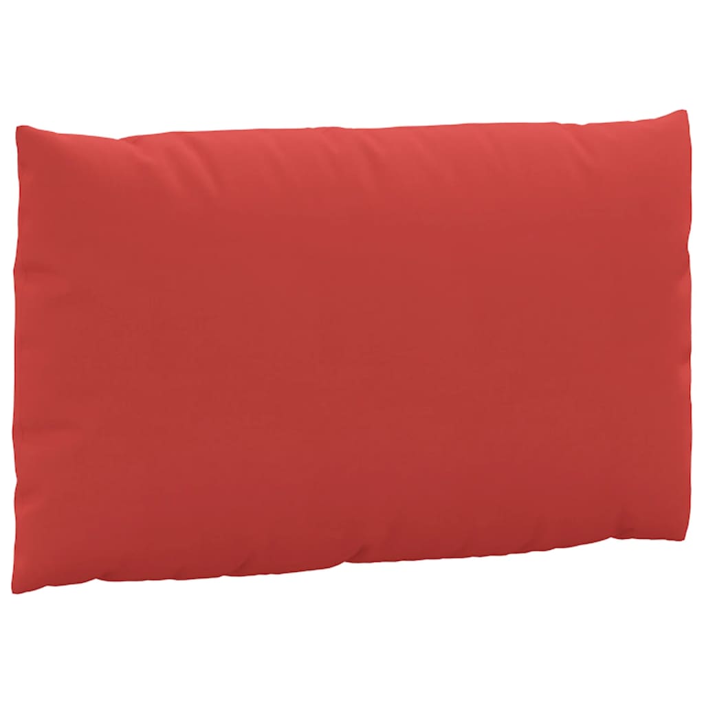 Coussins de palette lot de 2 rouge tissu oxford