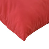 Coussins de palette lot de 2 rouge tissu oxford