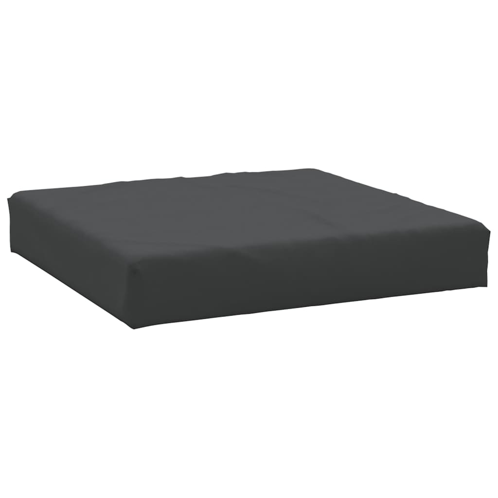 Coussins de palette lot de 2 noir tissu oxford