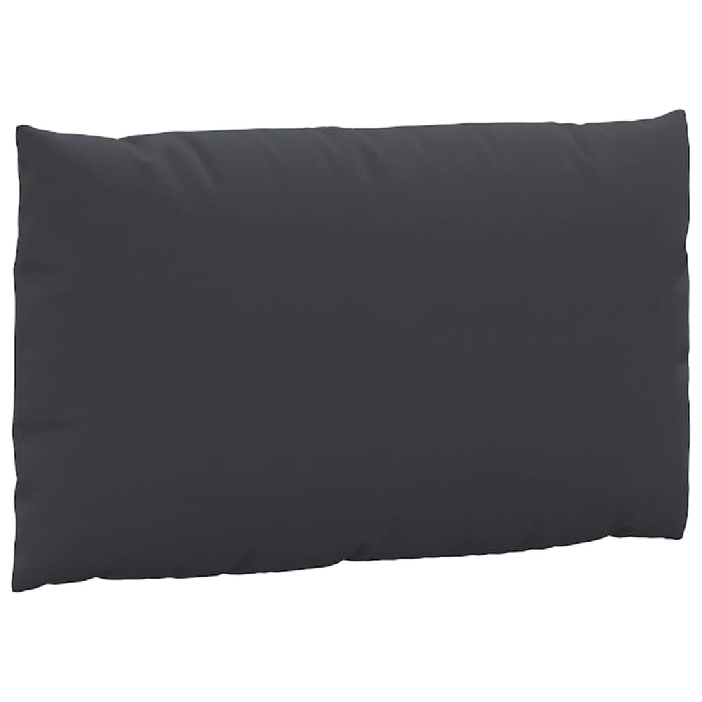 Coussins de palette lot de 2 noir tissu oxford