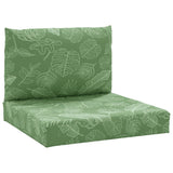 Coussins de palette lot de 2 motif de feuilles tissu Oxford