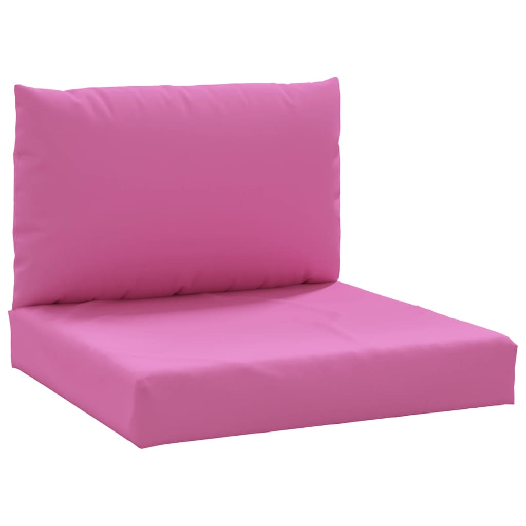 Coussins de palette lot de 2 rose tissu Oxford