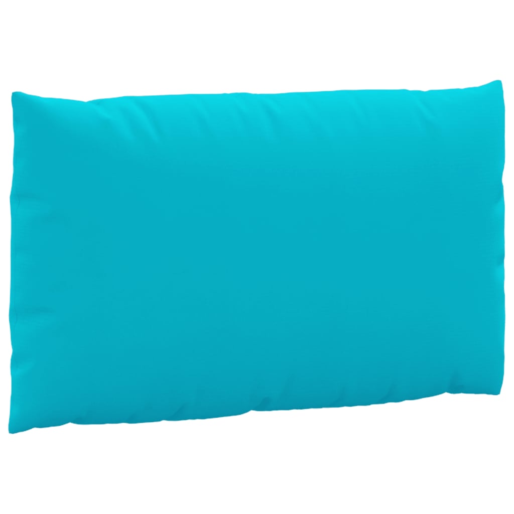 Coussins de palette lot de 2 turquoise tissu Oxford