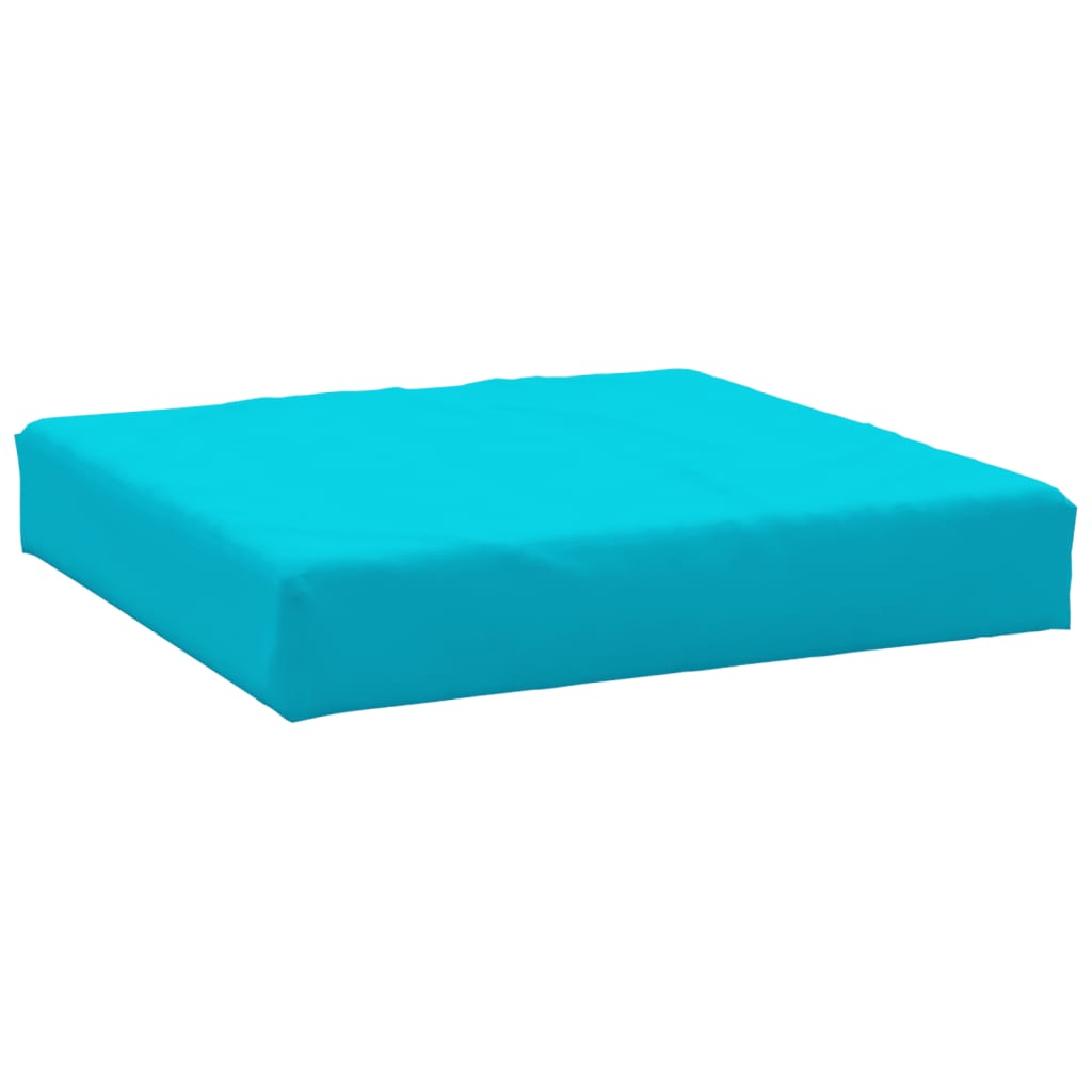 Coussins de palette lot de 2 turquoise tissu Oxford