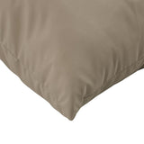 Coussins de palette lot de 3 taupe tissu oxford