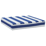 Coussins de palette lot de 3 rayures bleues/blanches