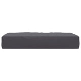 Coussin de palette anthracite 60x60x8 cm tissu oxford