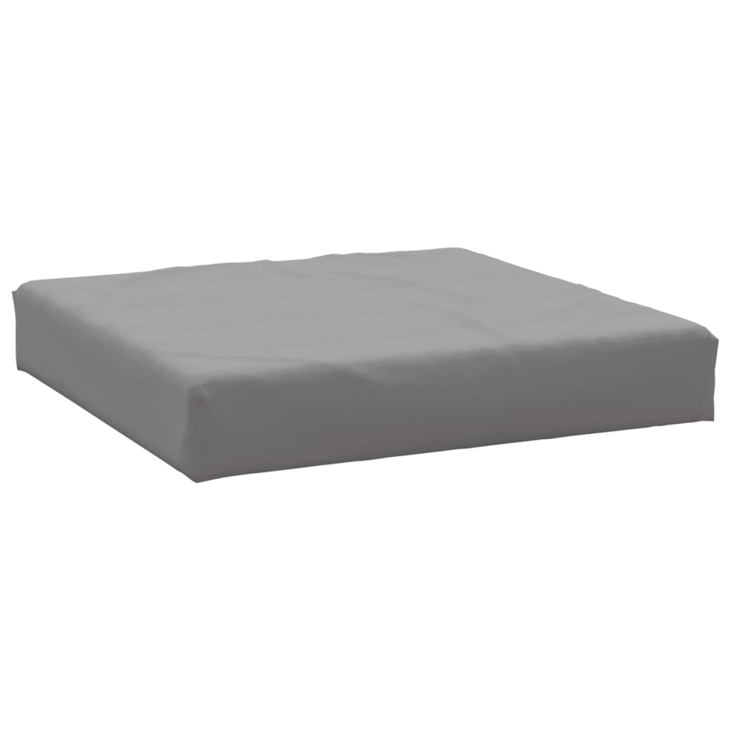 Coussin de palette gris 60x60x8 cm tissu oxford