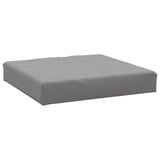 Coussin de palette gris 60x60x8 cm tissu oxford