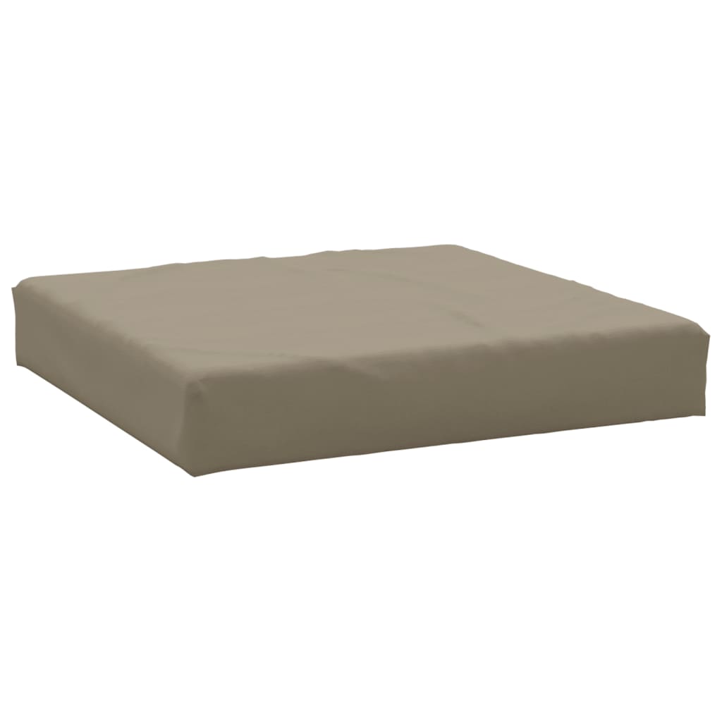 Coussin de palette taupe 60x60x8 cm tissu oxford