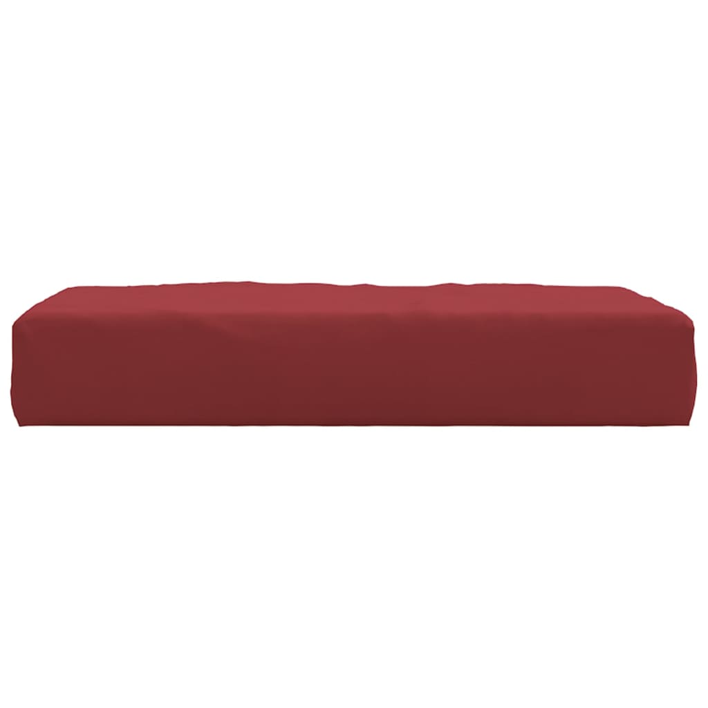 Coussin de palette rouge bordeaux 60x60x8 cm tissu oxford