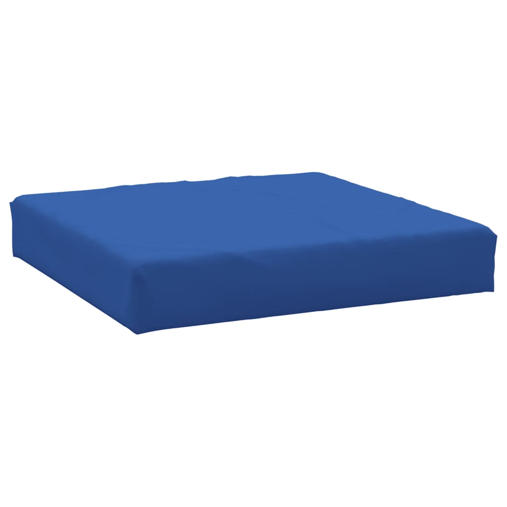 Coussin de palette bleu 60x60x8 cm tissu oxford