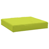 Coussin de palette vert vif 60x60x8 cm tissu oxford