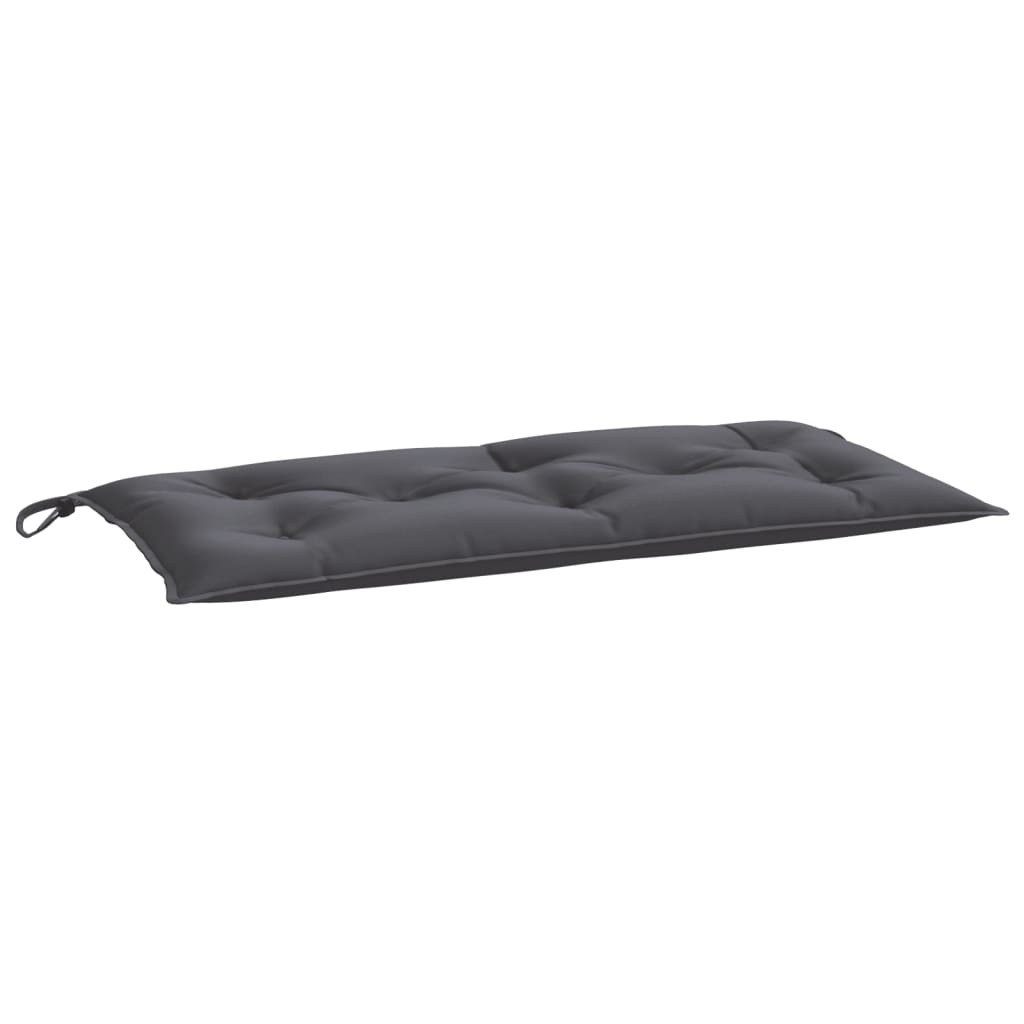 Coussin de banc de jardin anthracite 110x50x7 cm tissu oxford