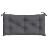 Coussin de banc de jardin anthracite 110x50x7 cm tissu oxford