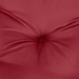 Coussin de banc de jardin rouge bordeaux 110x50x7 cm